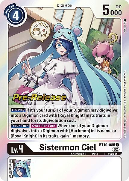 Sistermon Ciel BT10-085 R card
