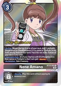 Nene Amano (Xros Encounter Pre-Release Cards)