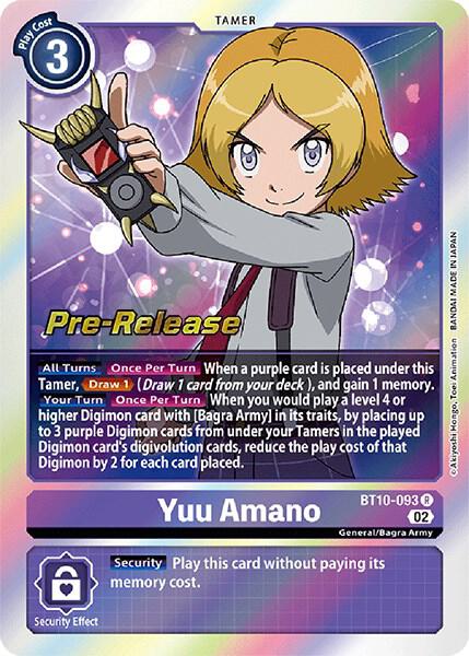 Yuu Amano BT10-093 R card