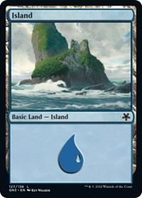 Island (127) - Magic Game Night: Free-For-All - Magic: The Gathering card