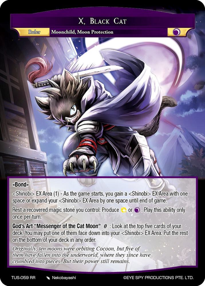 X, Black Cat