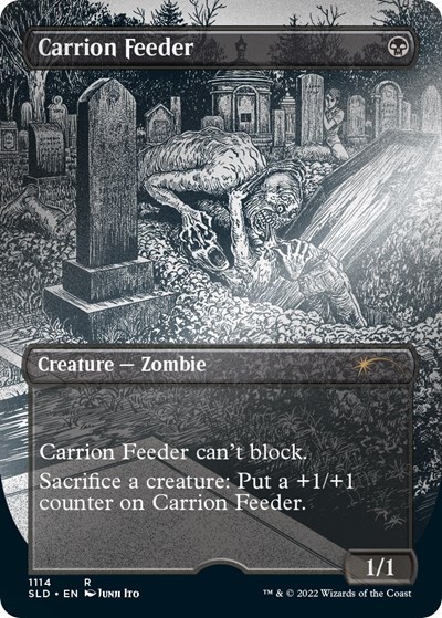 Carrion Feeder Borderless Foil Etched