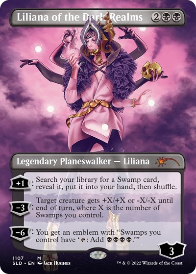 Liliana of the Dark Realms Borderless