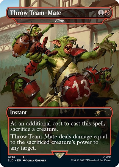 Throw Team Mate Fling Borderless