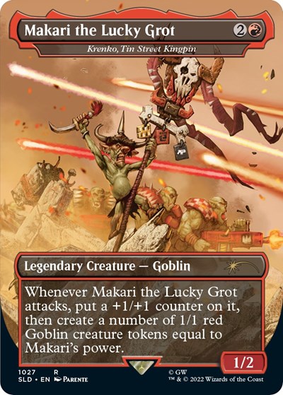 Makari the Lucky Grot Krenko Tin Street Kingpin Borderless