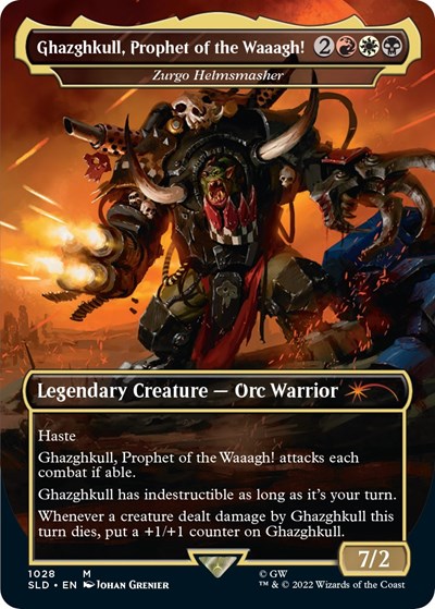 Ghazghkull Prophet of the Waaagh Zurgo Helmsmasher Borderless