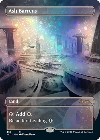 Ash Barrens Borderless Galaxy Foil