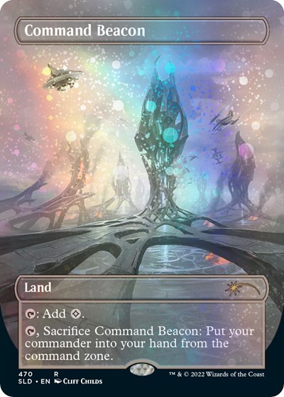 Command Beacon Borderless Galaxy Foil