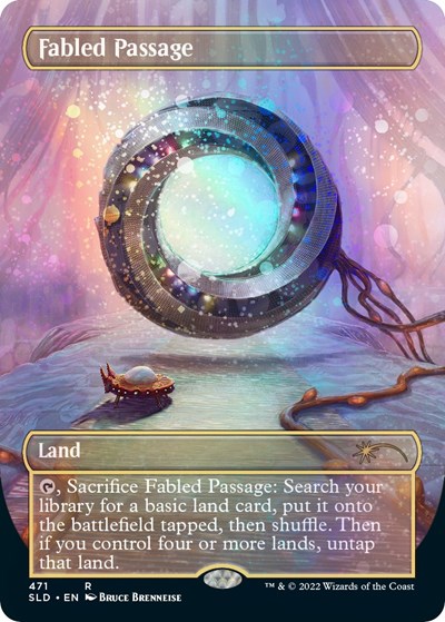 Fabled Passage Borderless Galaxy Foil