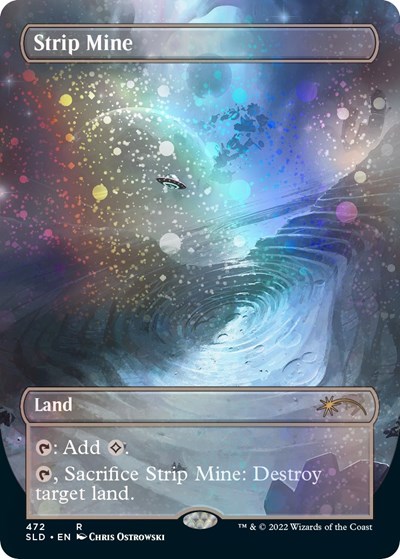 Strip Mine Borderless Galaxy Foil