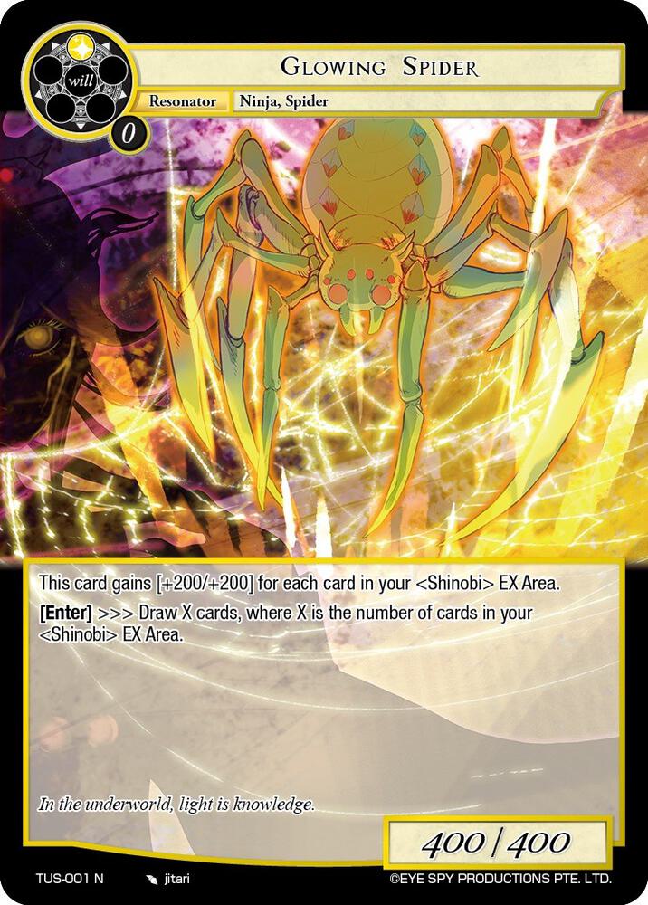 Glowing Spider