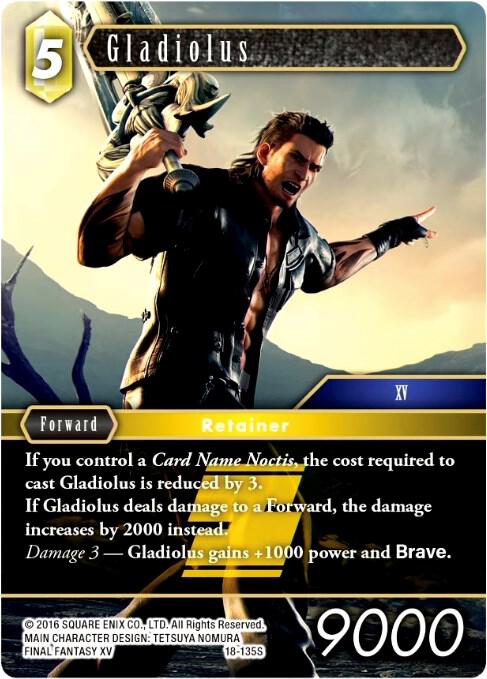 mtg final fantasy gladiolus Gladiolus Amicitia (FIN-489)