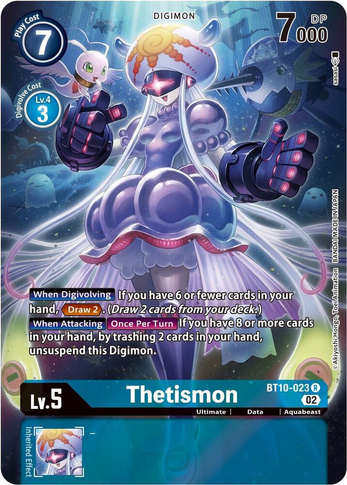 Thetismon Alternate Art digimon card