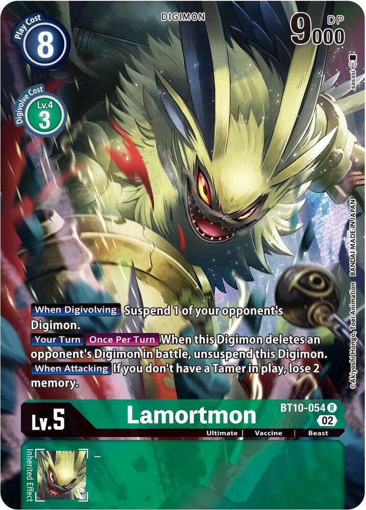Lamortmon Alternate Art digimon card