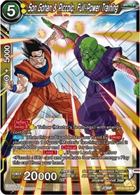 Son Gohan & Piccolo, Full-Power Training card art