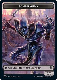Zombie Army Double-Sided Token - Starter Commander Decks - Magic: The Gathering card