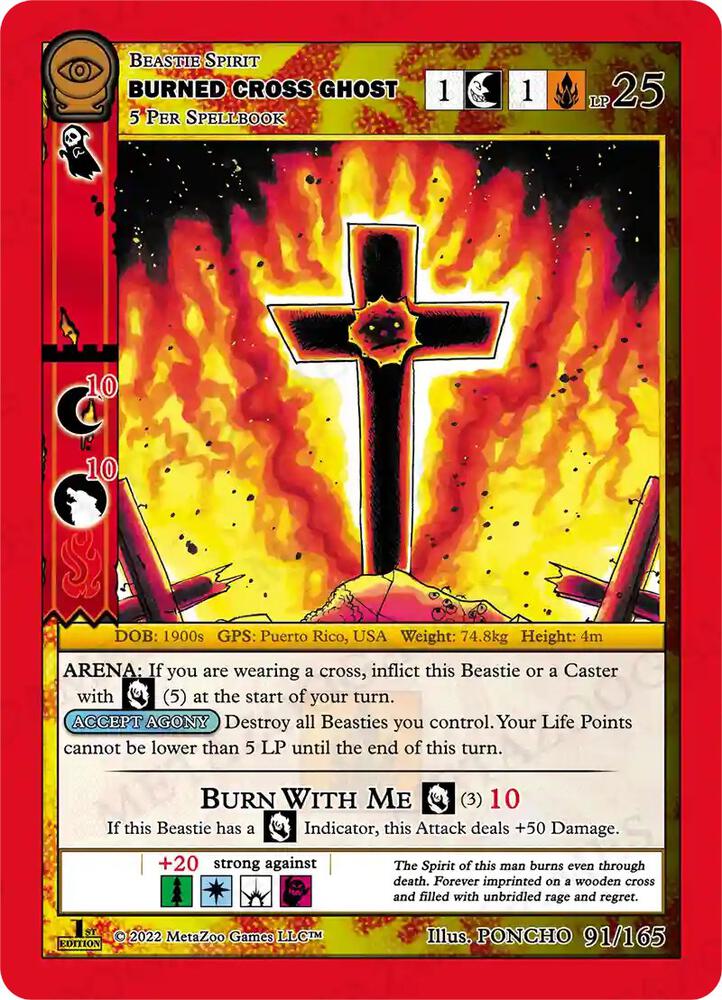 Burned Cross Ghost