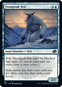 Frostpeak Yeti - Jumpstart 2022 - Magic: The Gathering card