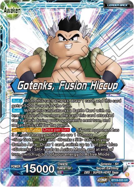 Son Goten & Trunks // Gotenks, Fusion Hiccup - Fighter's Ambition