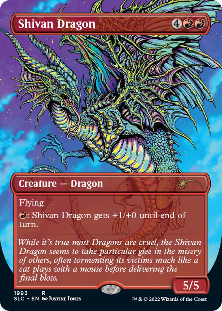 Shiva - マジック：ザ・ギャザリング Shivan Dragon - Secret Lair Countdown Kit - Magic: The Gathering