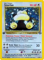 英語版初期　ポケモンカード　snorlax holo 1st Edition SNORLAX - 11/64 - Jungle Set - Holo - Pokemon Card - Heavily