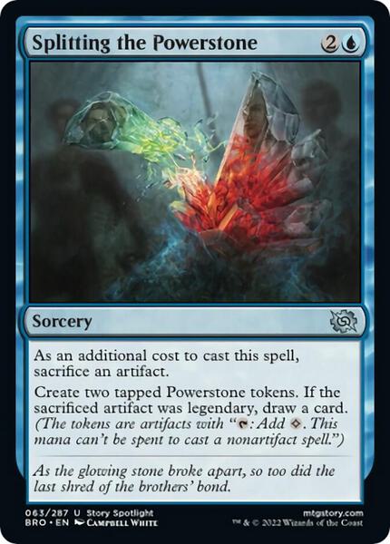 Splitting the Powerstone - The Brothers' War - Magic: The Gathering - TCGplayer.com Splitting the Powerstone - The Brothers' War - Magic: The Gathering - TCGplayer.com