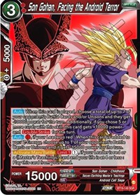 Son Gohan, Facing the Android Terror card art