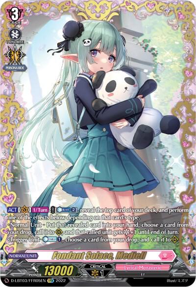 Fondant Solace, Mediell (FFR)