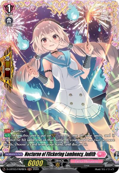 Nocturne of Flickering Lambency, Judith (FR) - D-LBT03: Lyrical