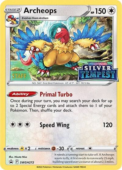 Archeops - SWSH272 (Prerelease) [STAFF] SWSH272 from SWSH: Sword & Shield Promo Cards