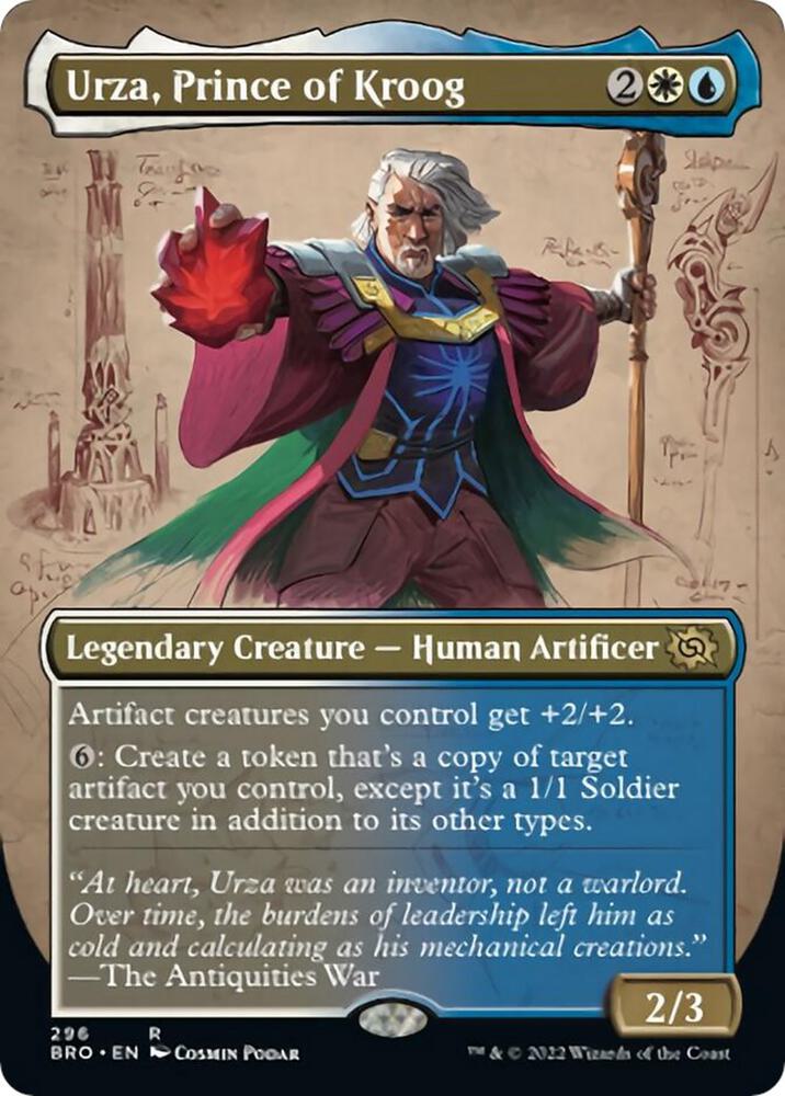 Urza, Prince of Kroog (Borderless) - The Brothers' War - Magic