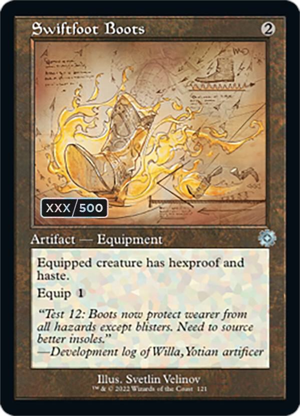 Swiftfoot Boots (Schematic) (Serial Numbered) - The Brothers' War