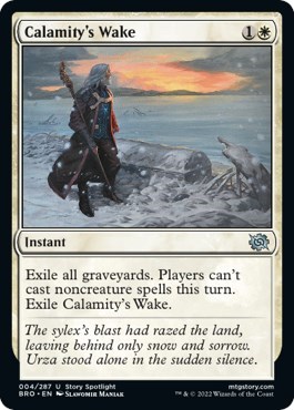 Calamity's Wake from BRO #4, Magic: The Gathering card