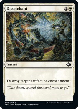 Disenchant BRO 6 Magic card