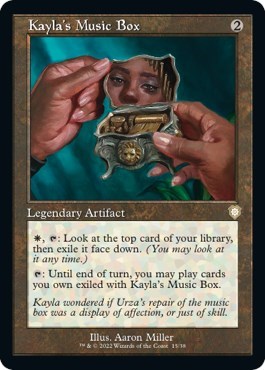 Kaylas Music Box Retro Frame
