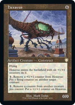 Hexavus (Retro Frame) from BRC #14, Magic: The Gathering card