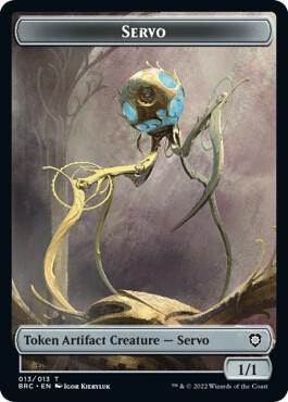 Servo // Phyrexian Horror Double-Sided Token
