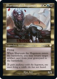 Sharuum the Hegemon (Retro Frame) - Commander: The Brothers' War - Magic: The Gathering card