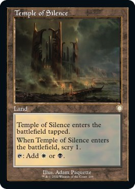 Temple of Silence Retro Frame