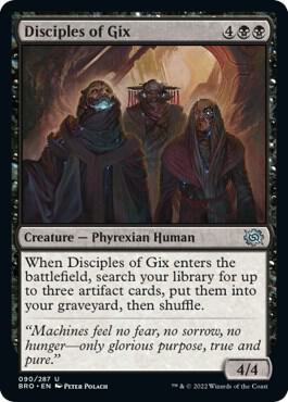 Disciples of Gix - The Brothers' War - Magic: The Gathering - TCGplayer.com Disciples of Gix - The Brothers' War - Magic: The Gathering - TCGplayer.com