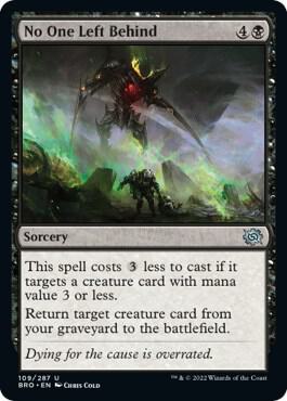 No One Left Behind - The Brothers' War - Magic: The Gathering - TCGplayer.com No One Left Behind - The Brothers' War - Magic: The Gathering - TCGplayer.com