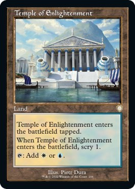 Temple of Enlightenment Retro Frame