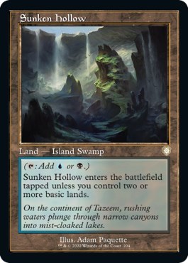 Sunken Hollow Retro Frame