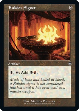 Rakdos Signet Retro Frame