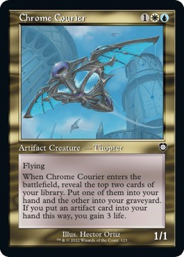 Chrome Courier Retro Frame