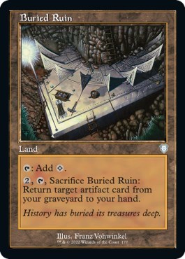 Buried Ruin Retro Frame