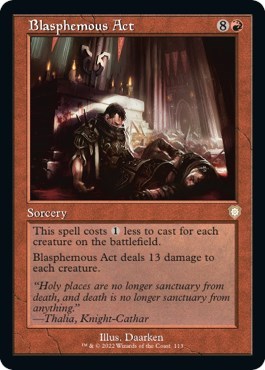 Blasphemous Act Retro Frame