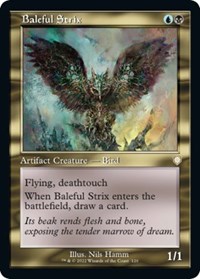 Baleful Strix (Retro Frame) - Commander: The Brothers' War - Magic: The Gathering card