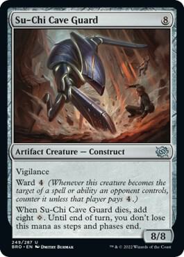 MTG《Su-Chi》[ATQ] 茶U Su-Chi Cave Guard - The Brothers' War - Magic: The Gathering