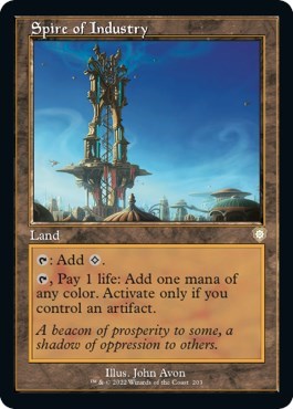 Spire of Industry Retro Frame